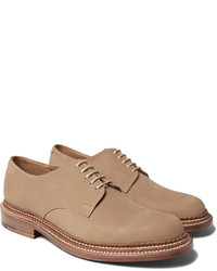 hellbeige Derby Schuhe von Grenson