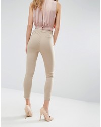 hellbeige enge Hose von Asos