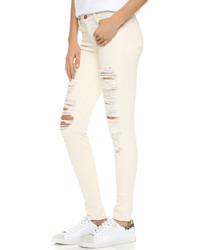 hellbeige enge Jeans von J Brand