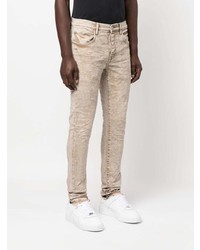 hellbeige enge Jeans von purple brand