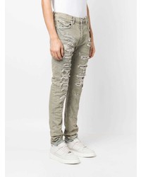 hellbeige enge Jeans von purple brand