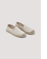 hellbeige Espadrilles von Hessnatur