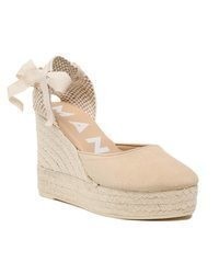 hellbeige Espadrilles von Manebi