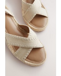 hellbeige Espadrilles von NEXT