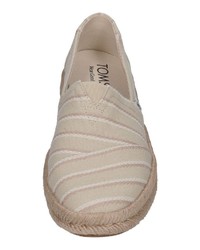 hellbeige Espadrilles von Toms