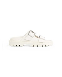 hellbeige flache Sandalen von Tommy Jeans
