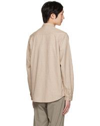 hellbeige Flanell Langarmhemd von Norse Projects