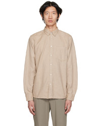 hellbeige Flanell Langarmhemd von Norse Projects