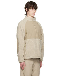 hellbeige Fleece-Sweatshirt von Satta