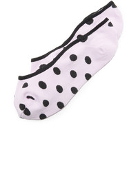 hellbeige gepunktete Socken von Kate Spade