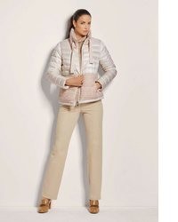hellbeige gesteppte Jacke von Madeleine