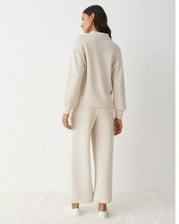 hellbeige gesteppte Jogginghose von Opus