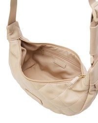 hellbeige gesteppte Taschen von Seidenfelt Manufaktur