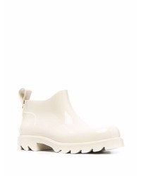 hellbeige Gummi Chelsea Boots von Bottega Veneta