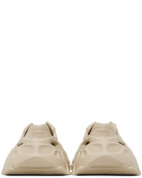 hellbeige Gummi niedrige Sneakers von Balenciaga