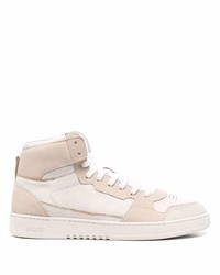 hellbeige hohe Sneakers aus Leder von Axel Arigato