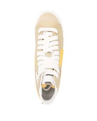 hellbeige hohe Sneakers aus Leder von Nike