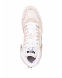 hellbeige hohe Sneakers aus Leder von Axel Arigato