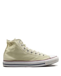 hellbeige hohe Sneakers aus Segeltuch von Converse