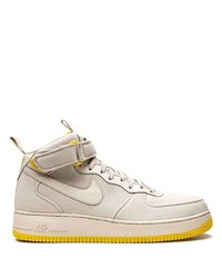 hellbeige hohe Sneakers aus Segeltuch von Nike