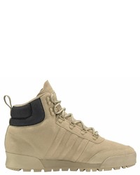 hellbeige hohe Sneakers aus Wildleder von adidas Originals