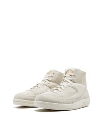 hellbeige hohe Sneakers aus Wildleder von Jordan