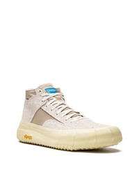 hellbeige hohe Sneakers aus Wildleder von Brand Black