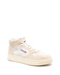 hellbeige hohe Sneakers aus Wildleder von AUTRY