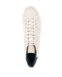 hellbeige hohe Sneakers aus Wildleder von Common Projects