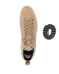 hellbeige hohe Sneakers aus Wildleder von Veja