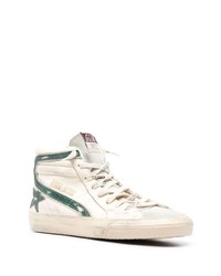 hellbeige hohe Sneakers aus Wildleder von Golden Goose