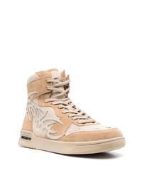 hellbeige hohe Sneakers aus Wildleder von Misbhv