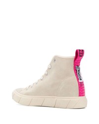 hellbeige hohe Sneakers von Off-White