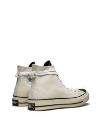 hellbeige hohe Sneakers von Converse