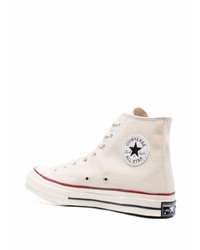 hellbeige hohe Sneakers von Converse