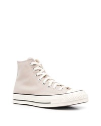 hellbeige hohe Sneakers von Converse