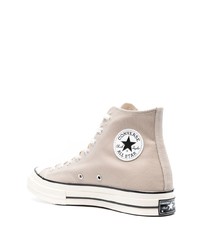 hellbeige hohe Sneakers von Converse