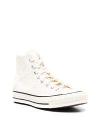 hellbeige hohe Sneakers von Converse