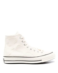 hellbeige hohe Sneakers von Converse