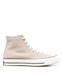 hellbeige hohe Sneakers von Converse