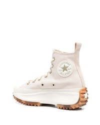 hellbeige hohe Sneakers von Converse