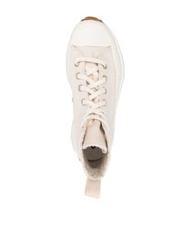 hellbeige hohe Sneakers von Converse