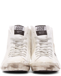 hellbeige hohe Sneakers von Golden Goose Deluxe Brand