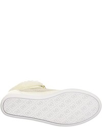 hellbeige hohe Sneakers von GUESS