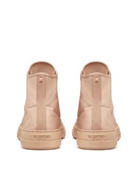 hellbeige hohe Sneakers von Valentino Garavani