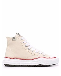 hellbeige hohe Sneakers von Maison Mihara Yasuhiro