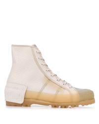 hellbeige hohe Sneakers von Marco De Vincenzo