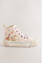 hellbeige hohe Sneakers von NEXT