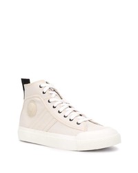 hellbeige hohe Sneakers von Diesel