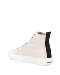 hellbeige hohe Sneakers von Diesel